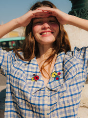 Sam Top - Cornflower