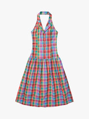 Vaughn Dress - Colorburst Plaid