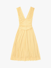 Maribel Dress - Yellow Dot