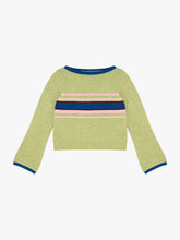 Mari Sweater - Pistachio Stripe