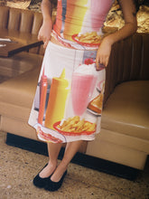 Midnight Breakfast Collector Skirt - Diner Table