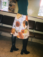 Midnight Breakfast Collector Skirt - Blue Breakfast