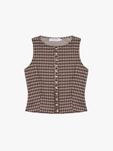 Summer Top - Cocoa Plaid