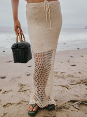 Elea Tricot Skirt - Ecru