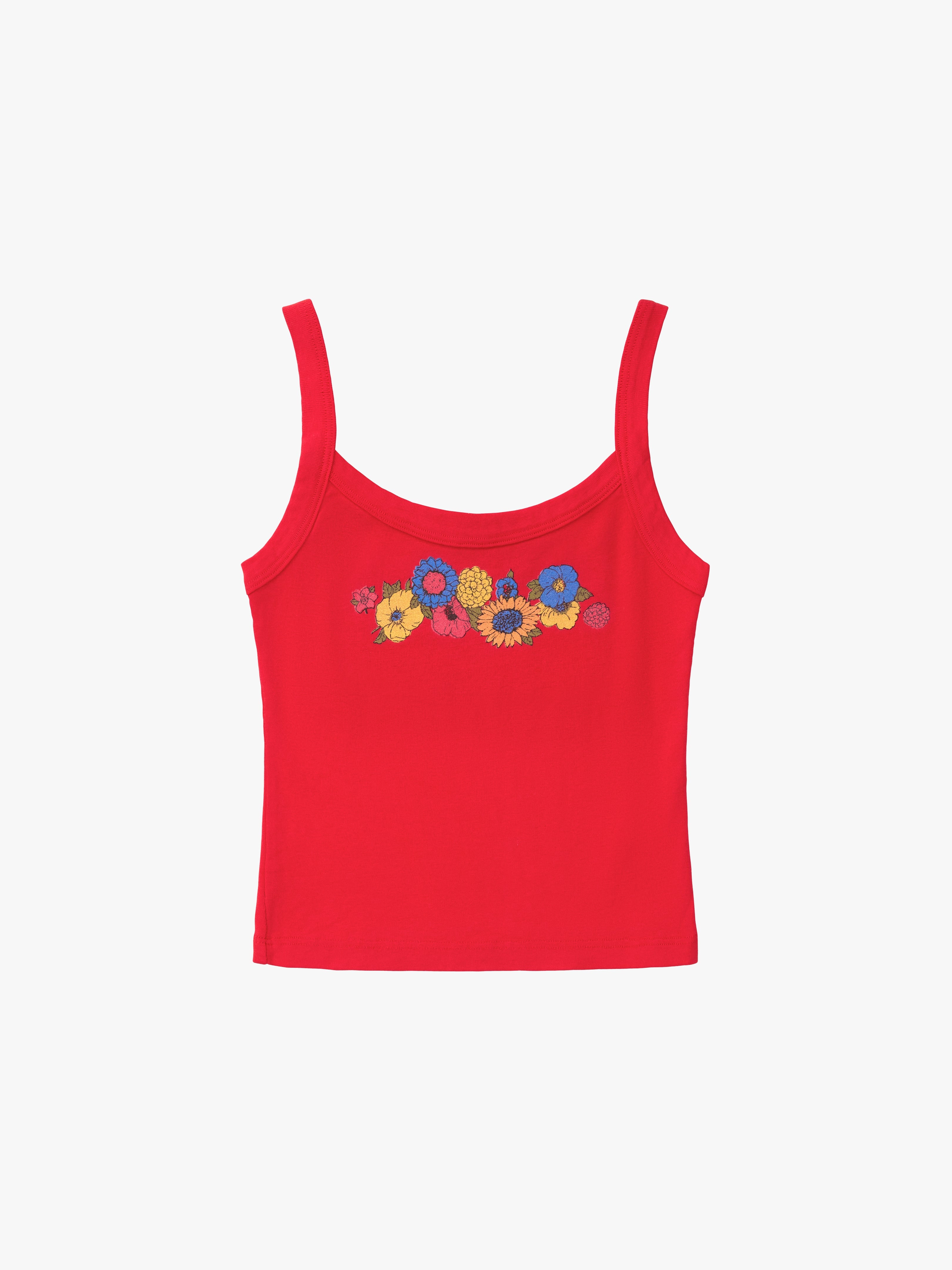 Harley Tank - Red Floral