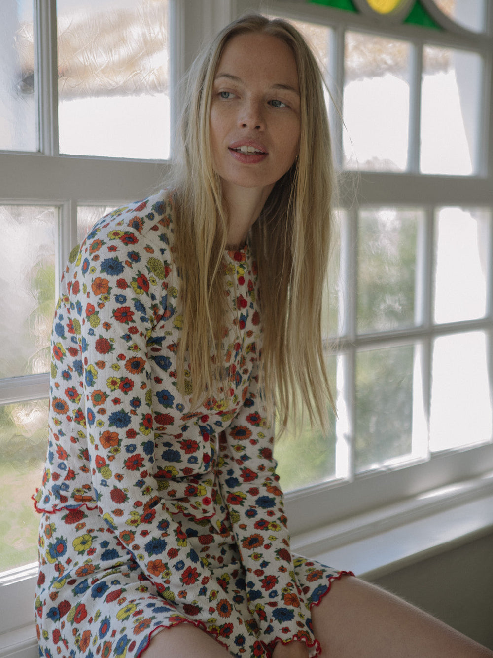 Poppy Cardi - Primary Floral
