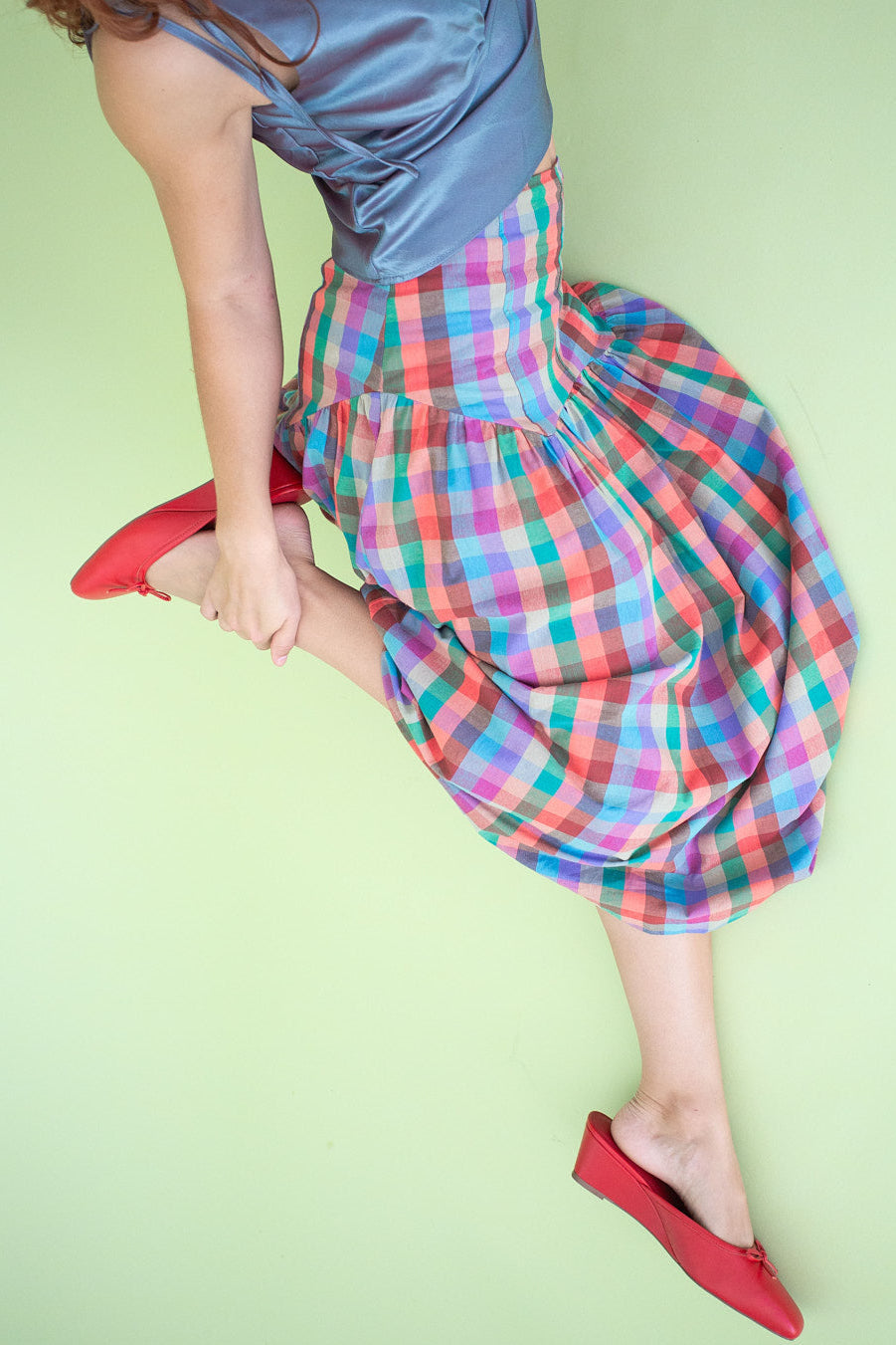 Penny Skirt - Colorburst Plaid