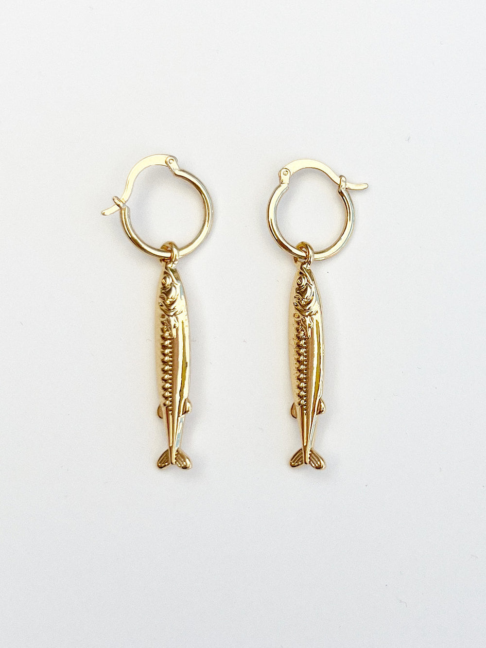 Anchovy Earrings - Gold