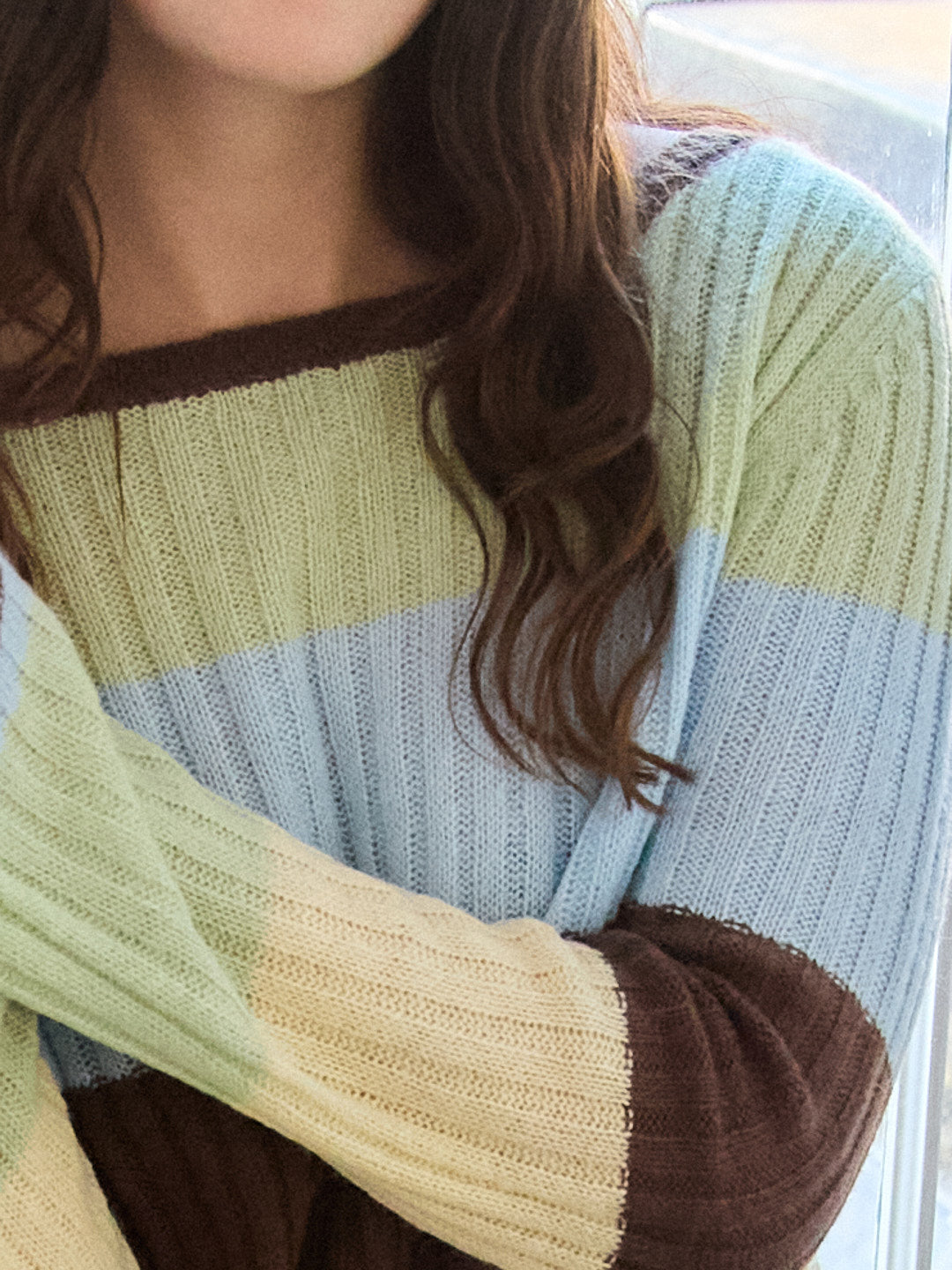 Avery Sweater - Mixed Stripe