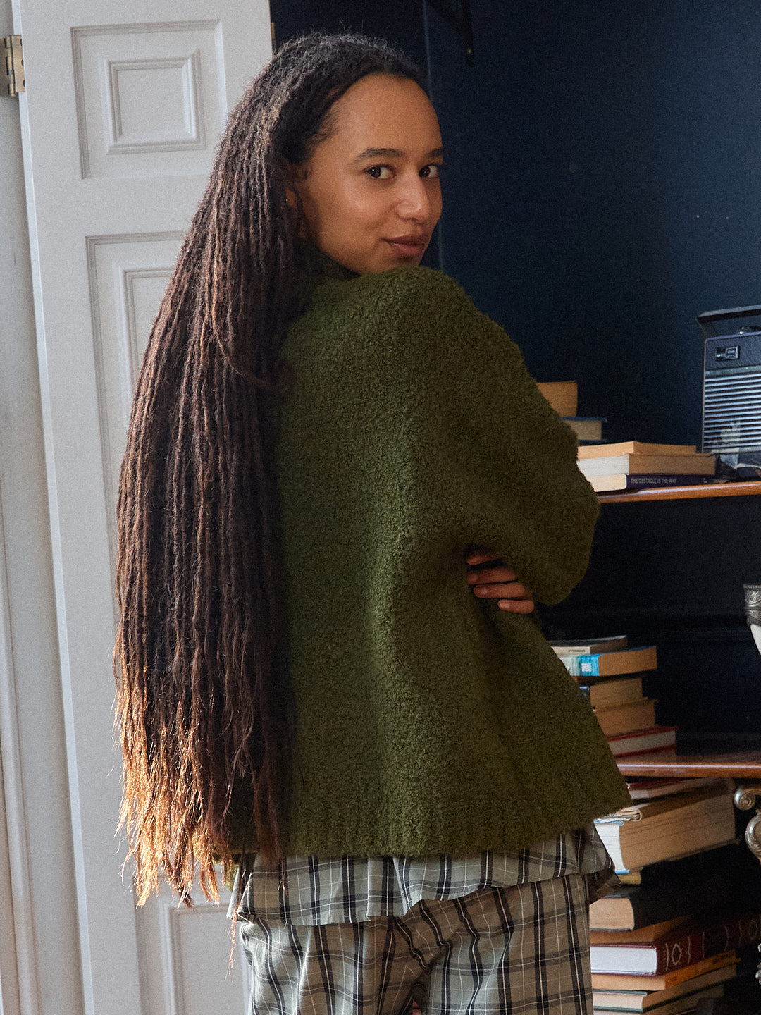 Gemma Zip Up - Moss