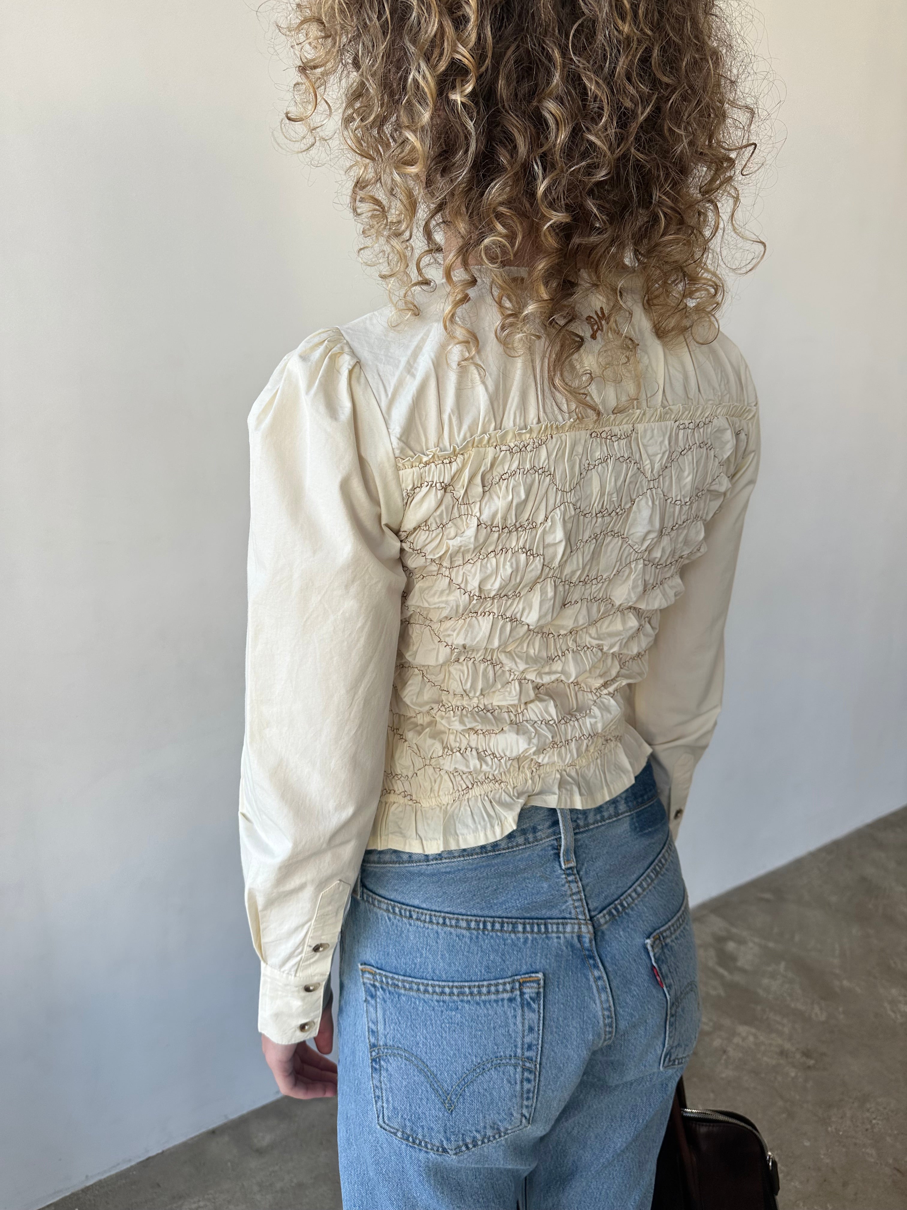 Elliana Smocked Cardi - Butter Smocked