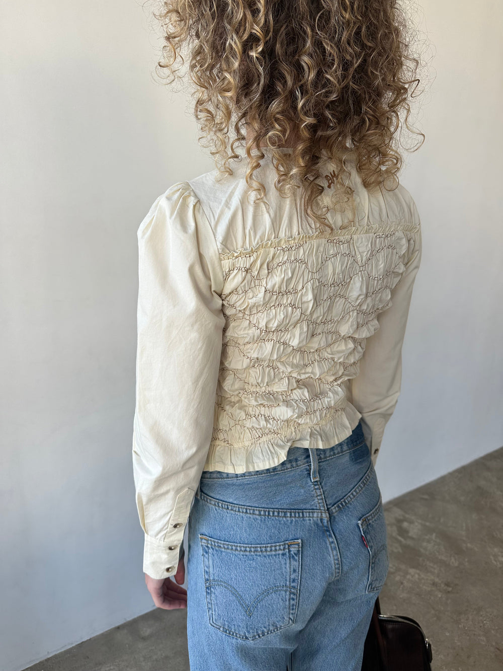 Elliana Smocked Cardi - Butter Smocked