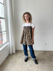 Lilo Mini Dress - Leopard