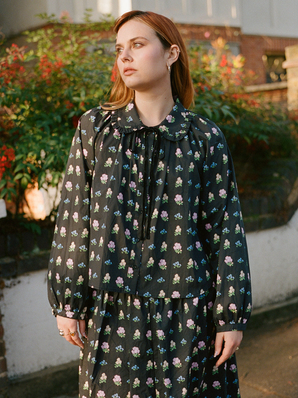 Wimbledon Top - Noir Garden