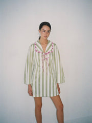 Mayfair Dress - Ivy Stripe