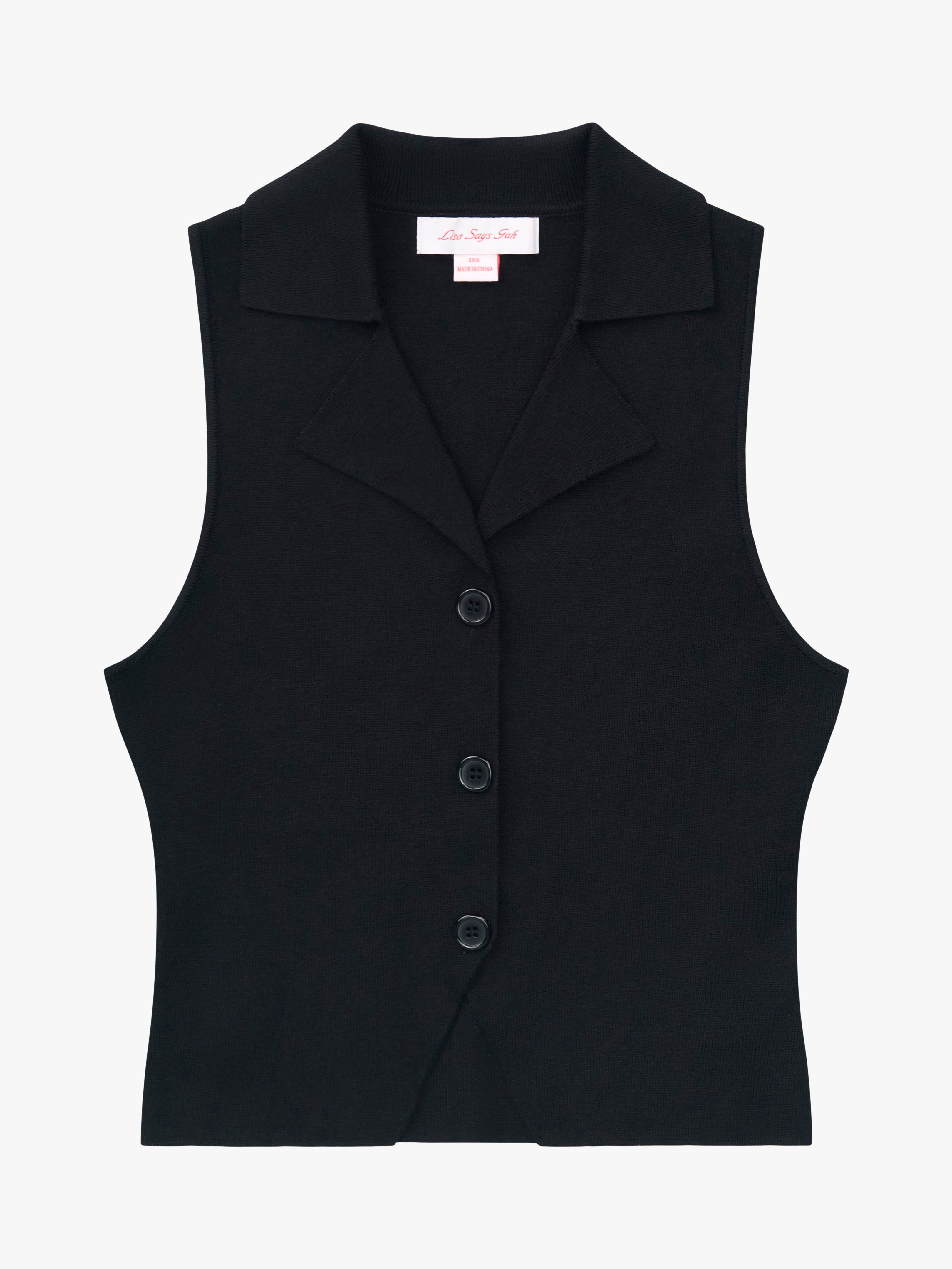 Max Sweater Vest - Black