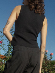 Max Sweater Vest - Black