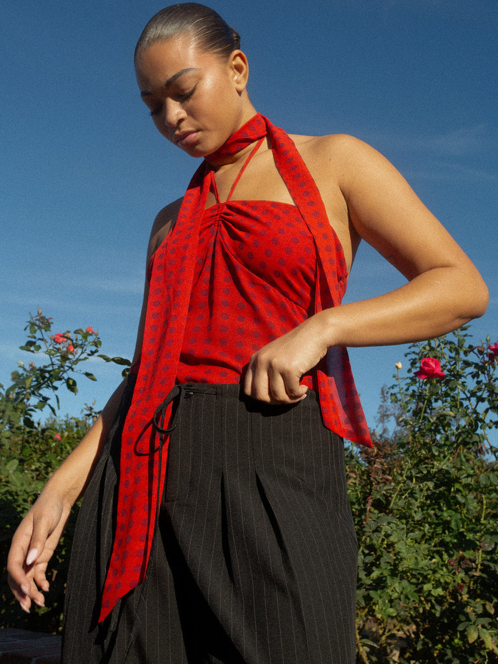Suki Top - Red Dot