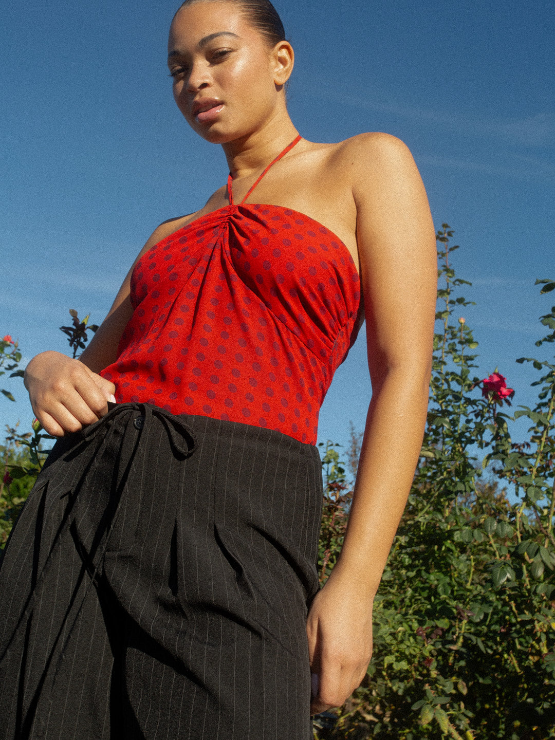 Suki Top - Red Dot