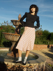 Rue Smocked Long Sleeve - Black