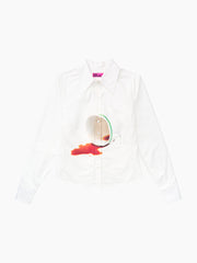 Frankie Button Down - Coffee Stain