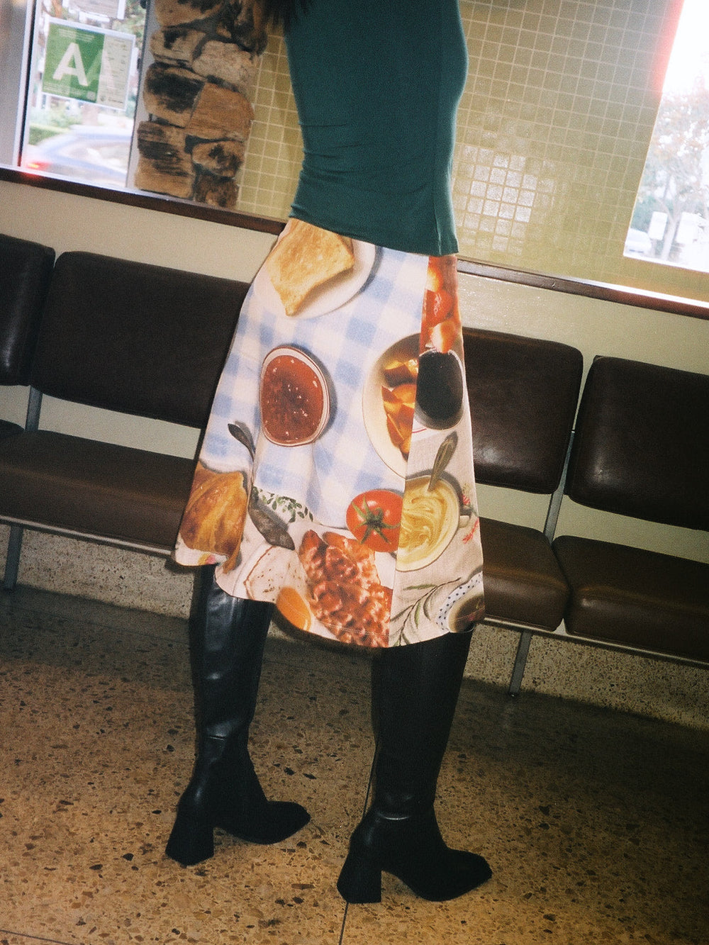 Midnight Breakfast Collector Skirt - Blue Breakfast