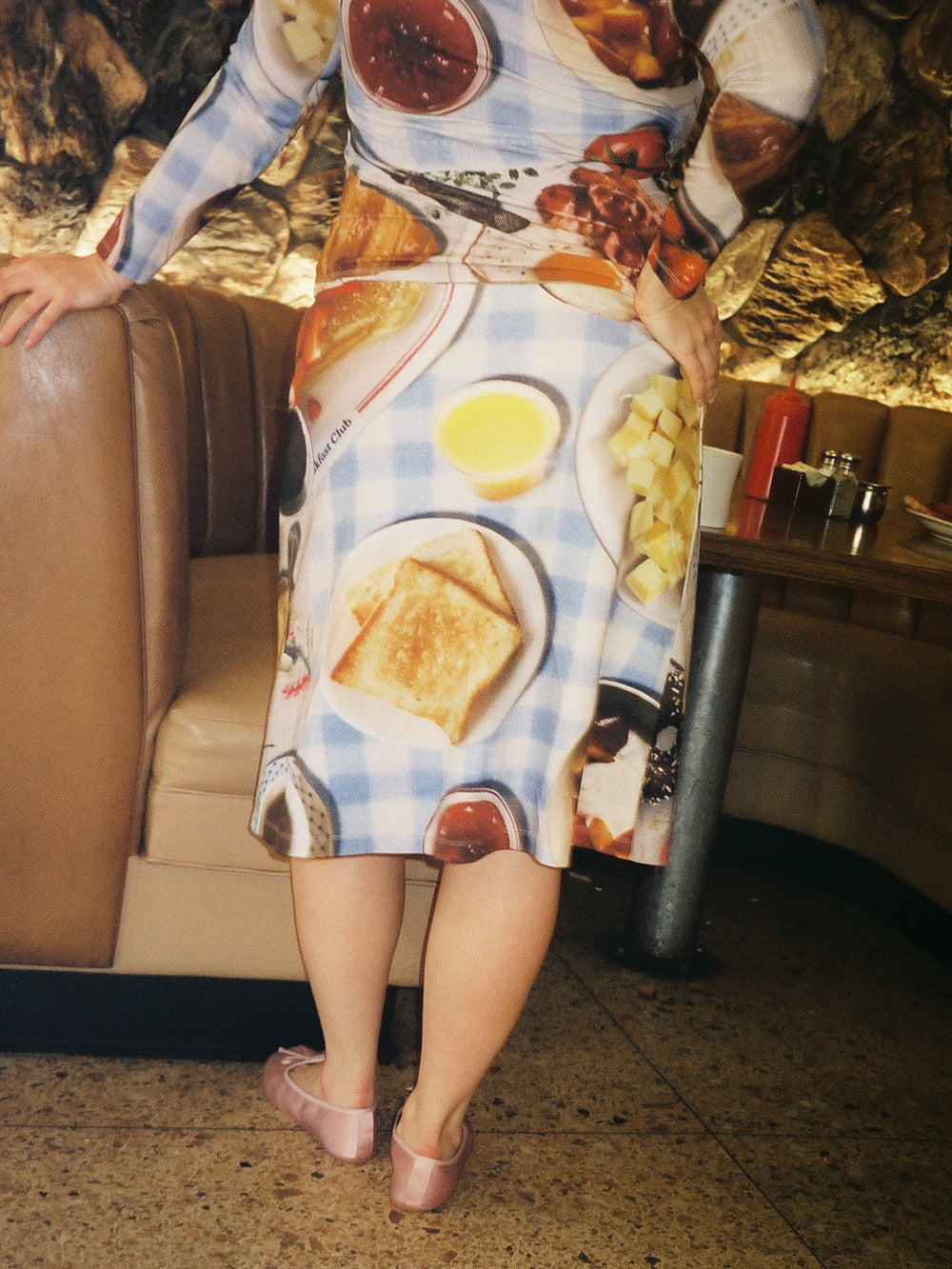 Midnight Breakfast Collector Skirt - Blue Breakfast