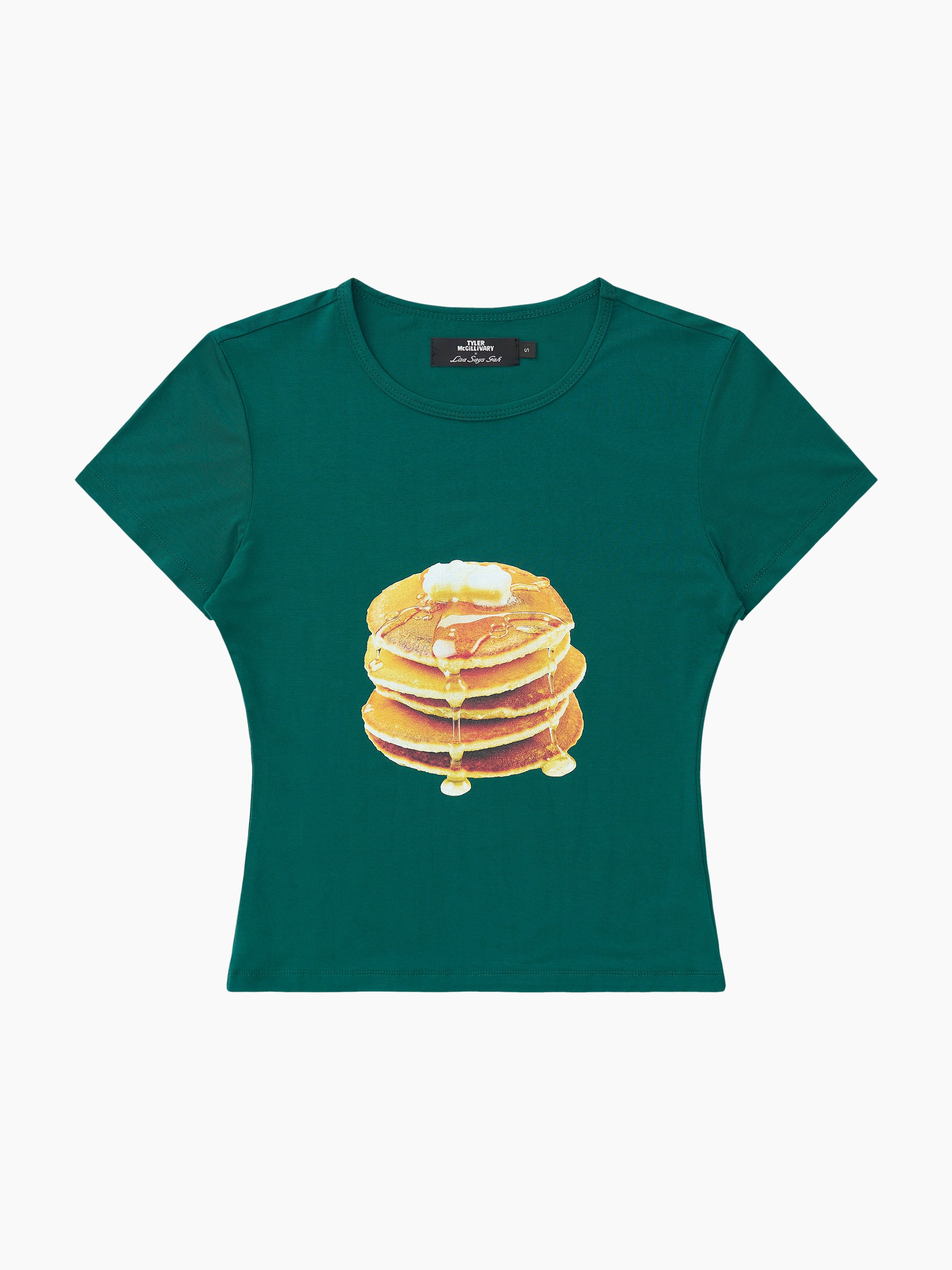 Midnight Breakfast Collector Fitted Tee - Deep Green