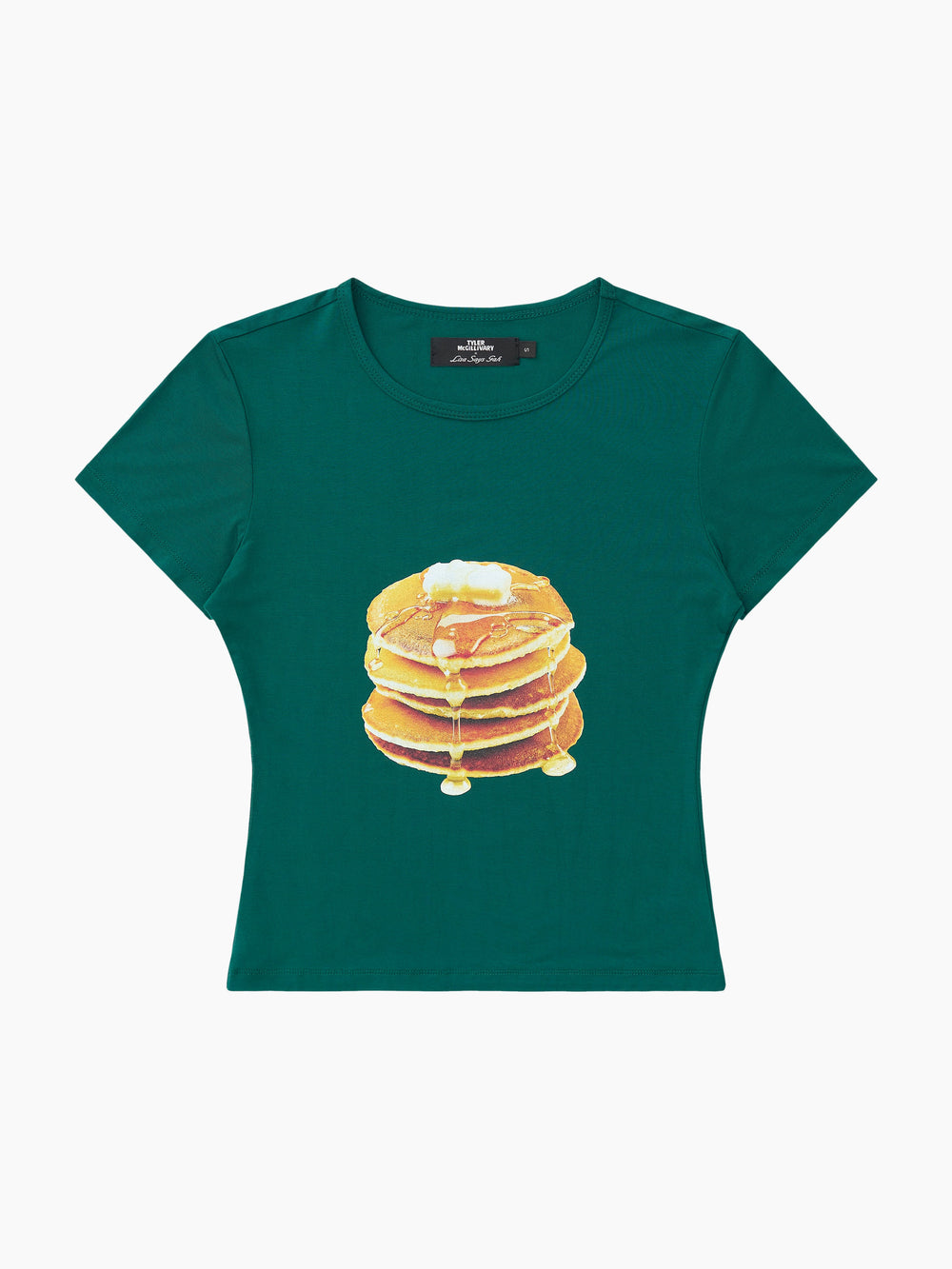 Midnight Breakfast Collector Fitted Tee - Deep Green
