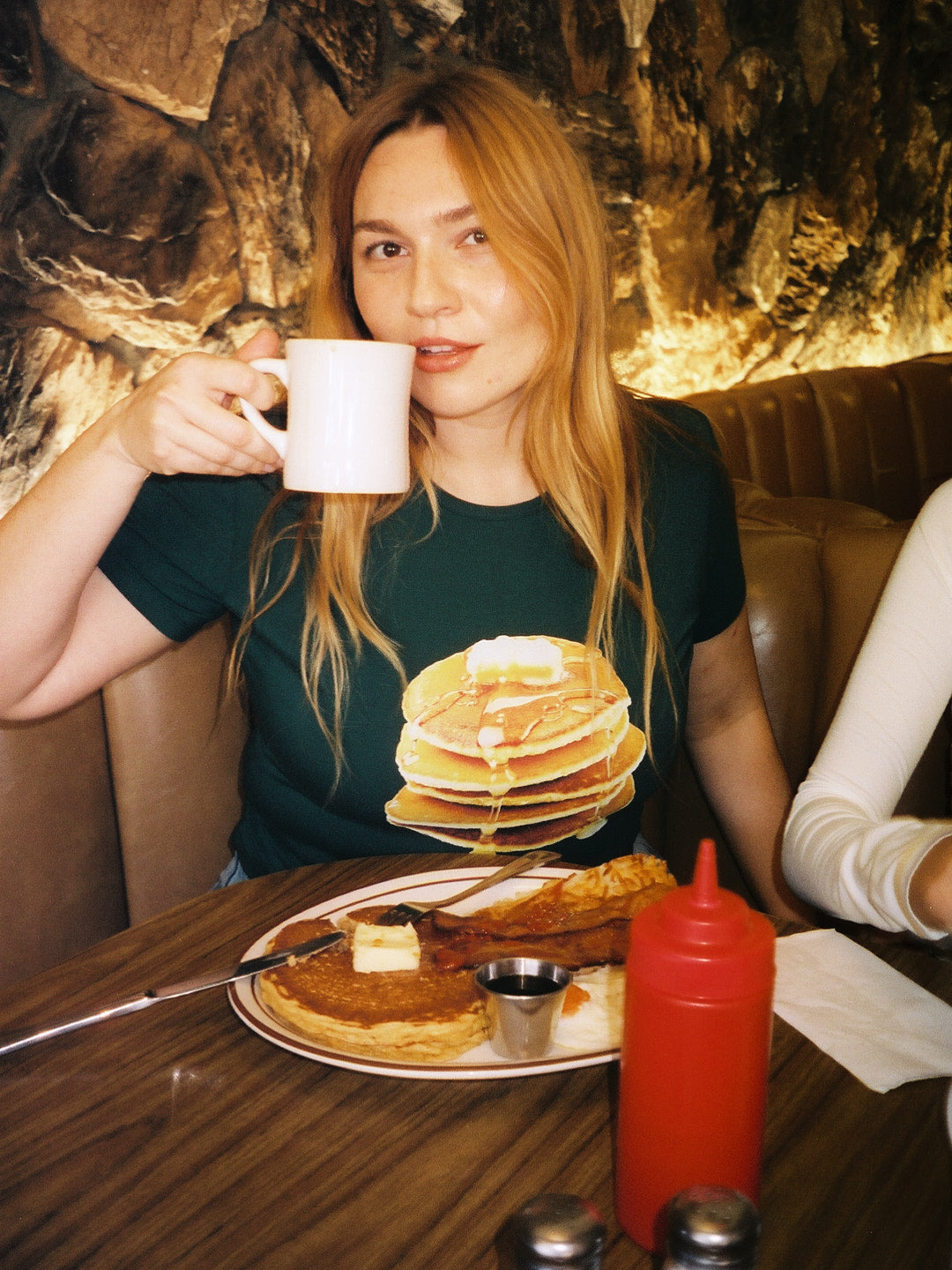 Midnight Breakfast Collector Fitted Tee - Deep Green