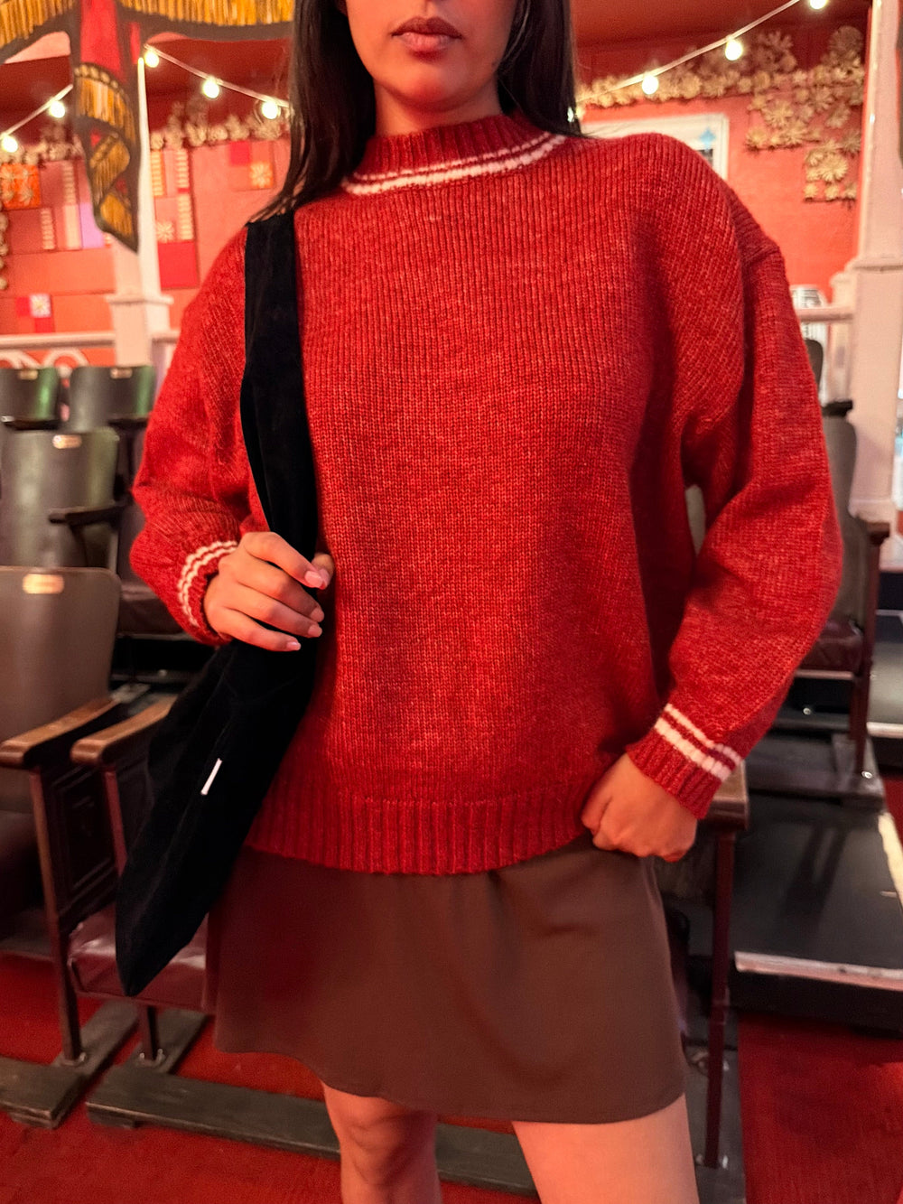 Shani Sweater - Cherry