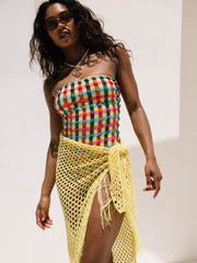 Pamela Sequins Pareo - Yellow